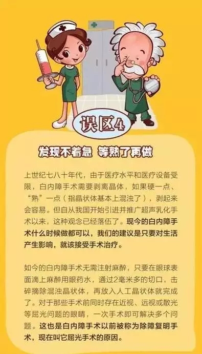 你對白內(nèi)障的誤解有多深？