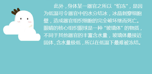 告訴你個(gè)“小秘密”：為什么眼睛不怕冷？